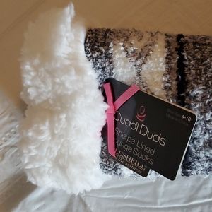 Cuddl Duds Sherpa Lined Lounge Socks